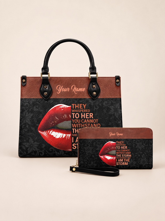 Melaniva Storm Kiss Leather Handbag Deal (FREE WALLET)