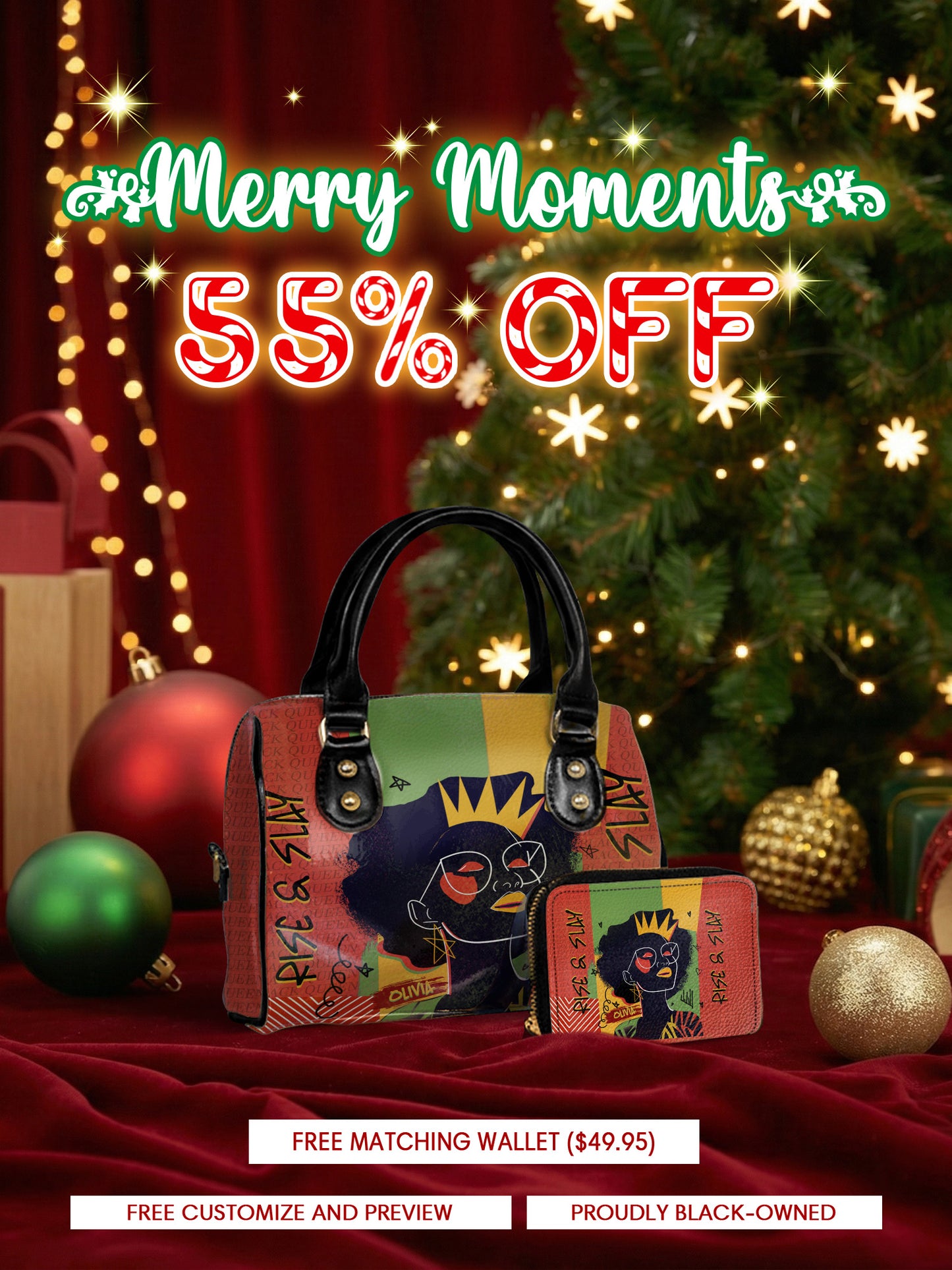 Melaniva Crowned Muse Red Leather Mini Satchel Deal