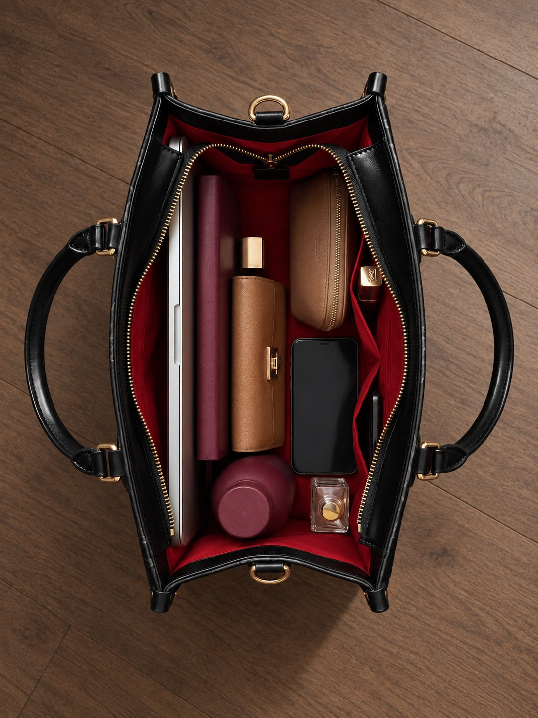 Melaniva Patchwork of Power Leather Handbag Deal (FREE WALLET)