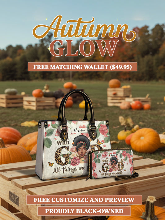 Melaniva Divine Possibility Leather Handbag Deal (FREE WALLET)