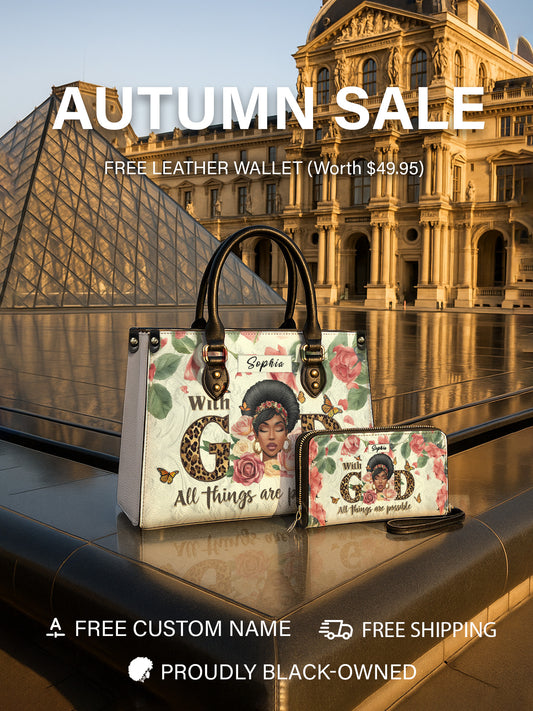 Melaniva Divine Possibility Leather Handbag Deal (FREE WALLET)