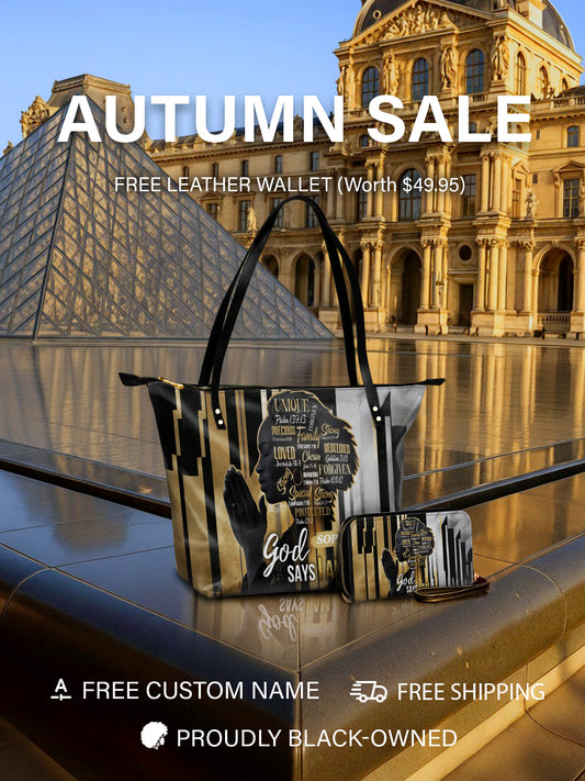 Melaniva Divine Identity Leather Tote Bag Deal (FREE WALLET)