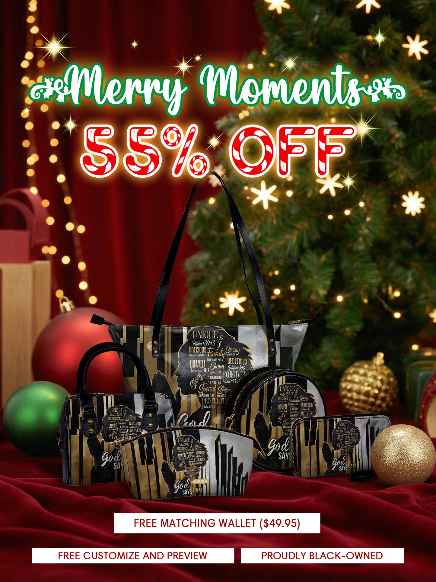 Melaniva "Divine Identity" Tote Bag The Lucky Bundle