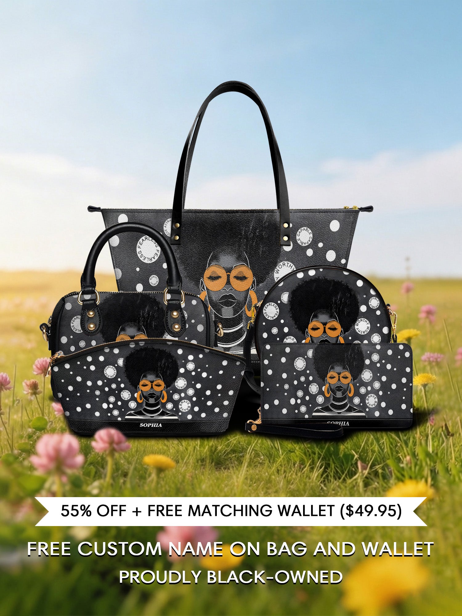 Melaniva "Circle of Strength" Tote Bag The Lucky Bundle - Melaniva