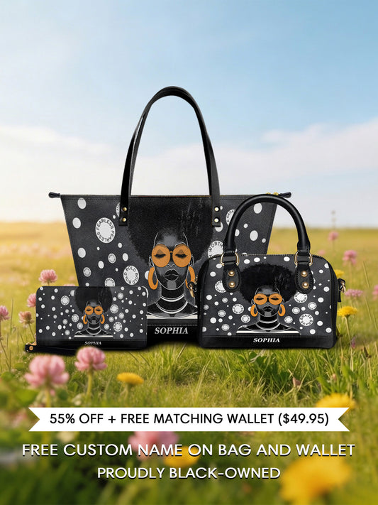 Melaniva "Circle of Strength" Tote Bag The Perfect Trio - Melaniva