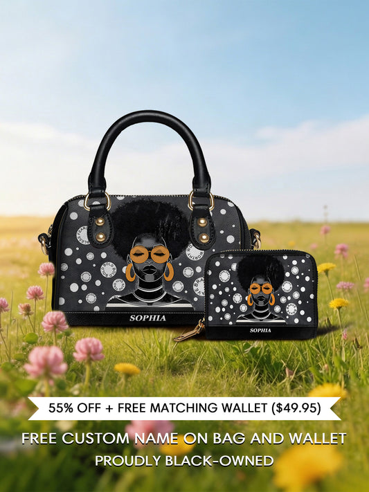 Melaniva Circle of Strength Leather Mini Satchel Deal - Melaniva