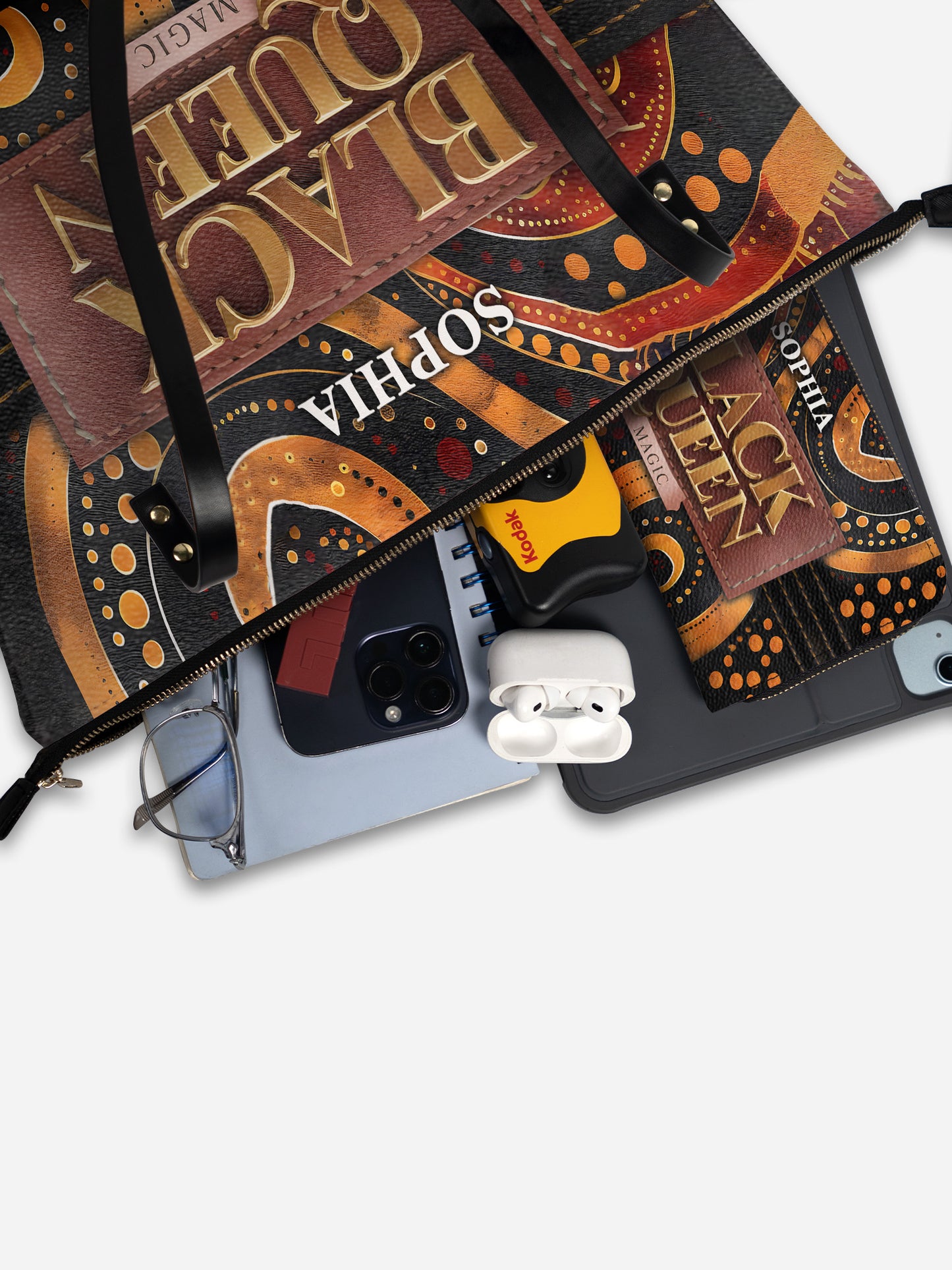 Melaniva Enchanted Queen Leather Tote Bag Deal (FREE WALLET)