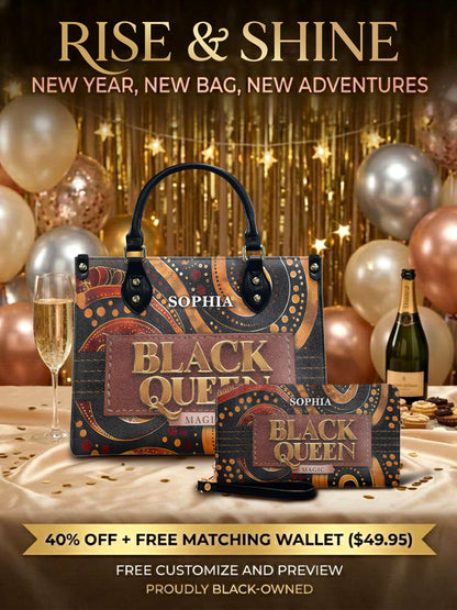 Melaniva Enchanted Queen Leather Handbag Deal (FREE WALLET)