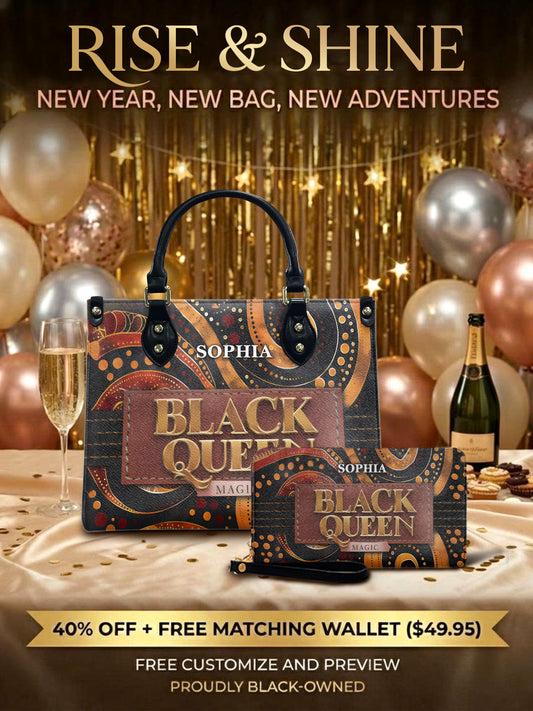 Melaniva Enchanted Queen Leather Handbag Deal (FREE WALLET)