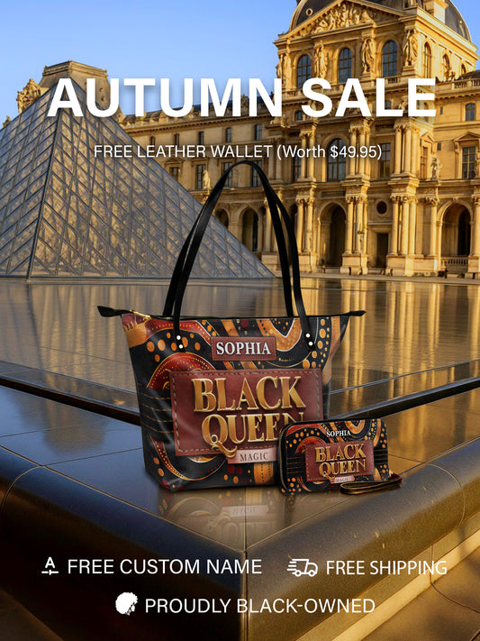 Melaniva Enchanted Queen Leather Tote Bag Deal (FREE WALLET)