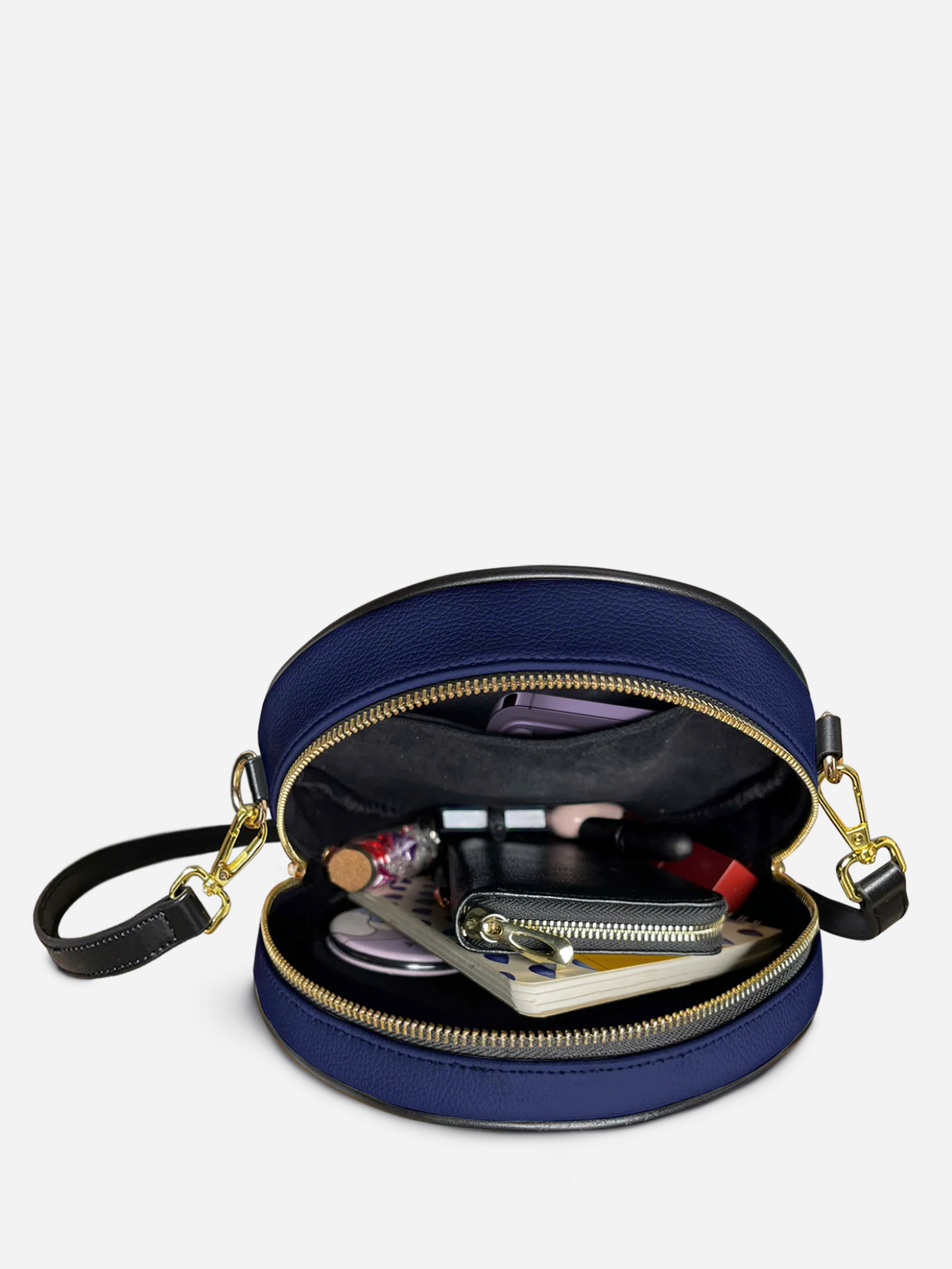 Melaniva Declaration of You Leather Circle Crossbody Bag