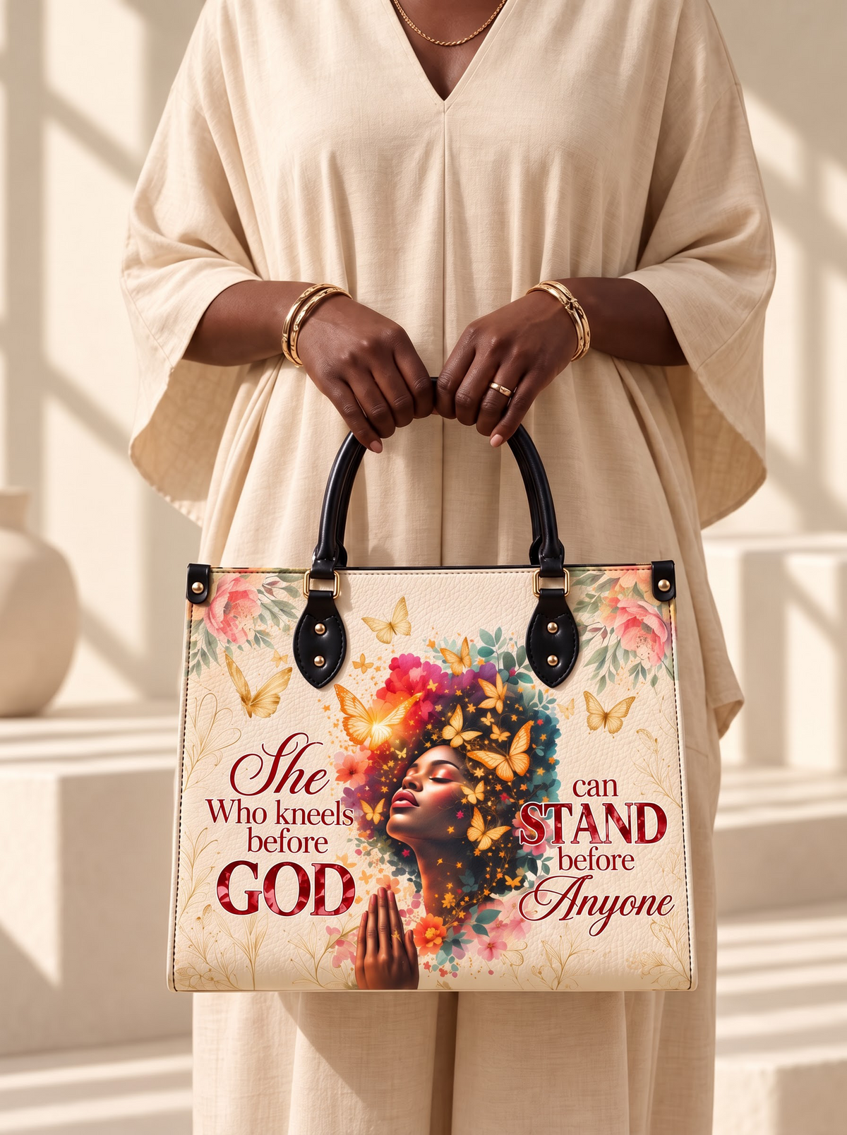 Melaniva Power of Prayer Leather Handbag Deal