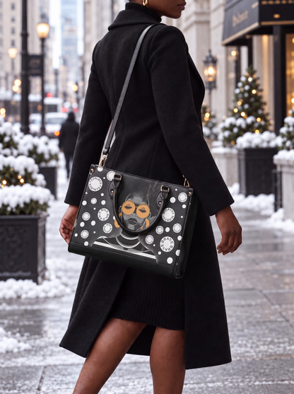 Melaniva Circle of Strength Leather Handbag Deal (FREE WALLET)