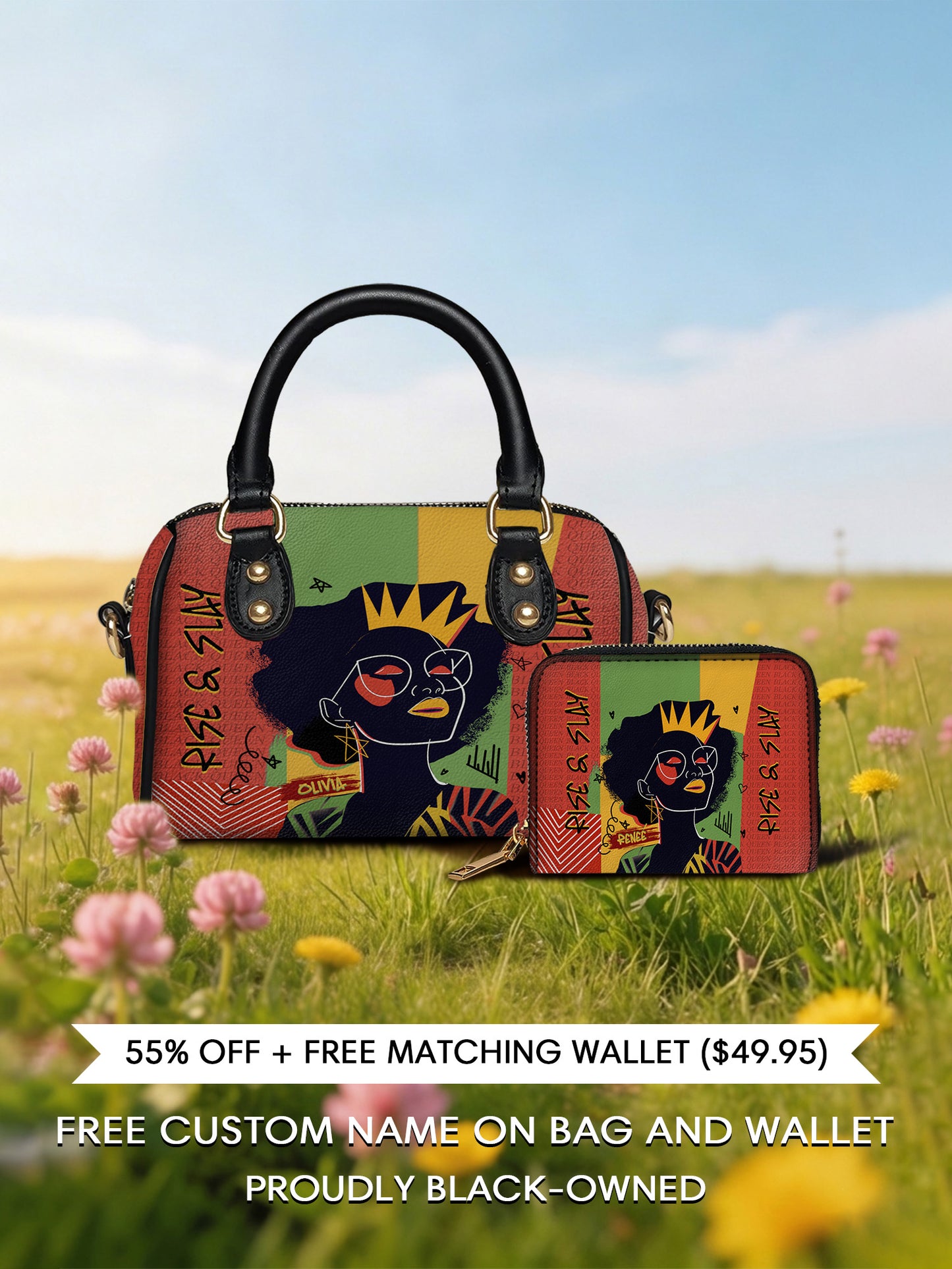 Melaniva Crowned Muse Red Leather Mini Satchel Deal - Melaniva