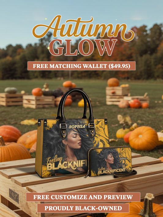 Melaniva Blacknificent Aura Leather Handbag Deal (FREE WALLET)