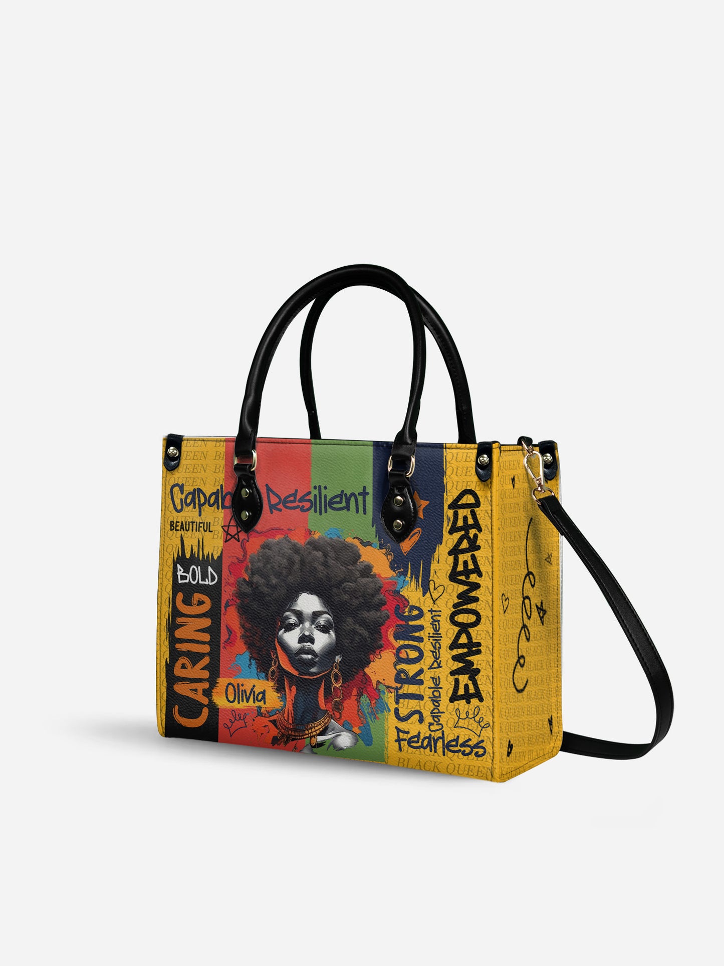 Melaniva Empowered Essence Yellow Leather Handbag Deal (FREE WALLET)
