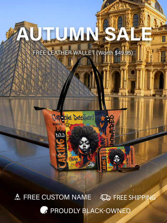 Melaniva Empowered Essence Orange Leather Tote Bag Deal