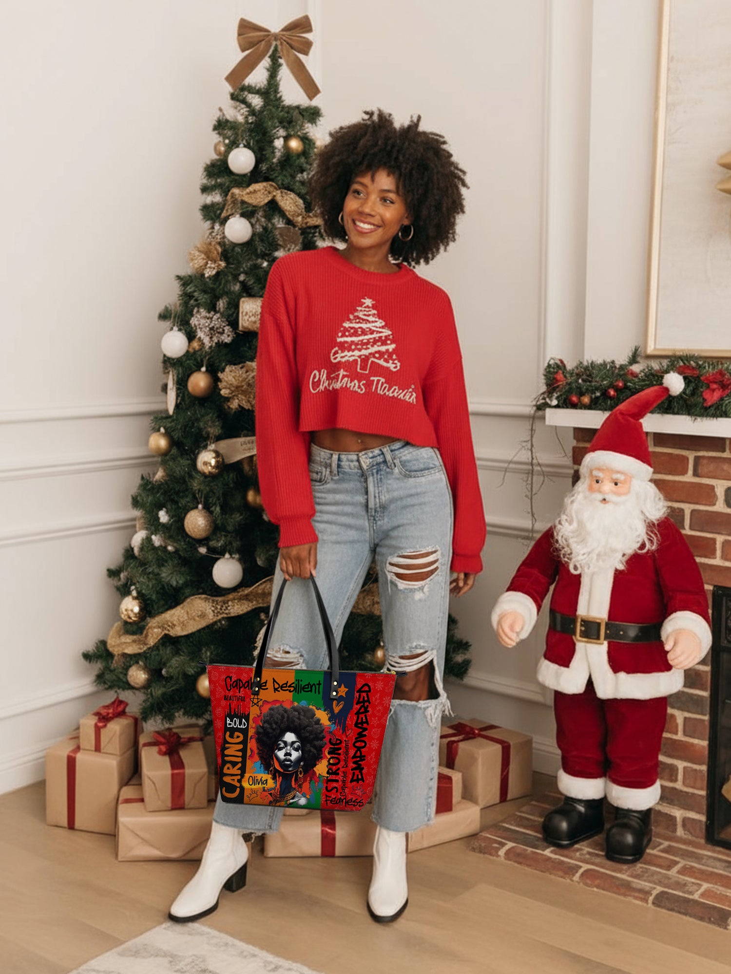 Melaniva "Shea Butter & Gold" Tote Bag The Lucky Bundle - Melaniva