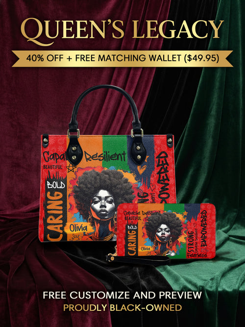 Melaniva Shea Butter & Gold Leather Handbag Deal - Melaniva