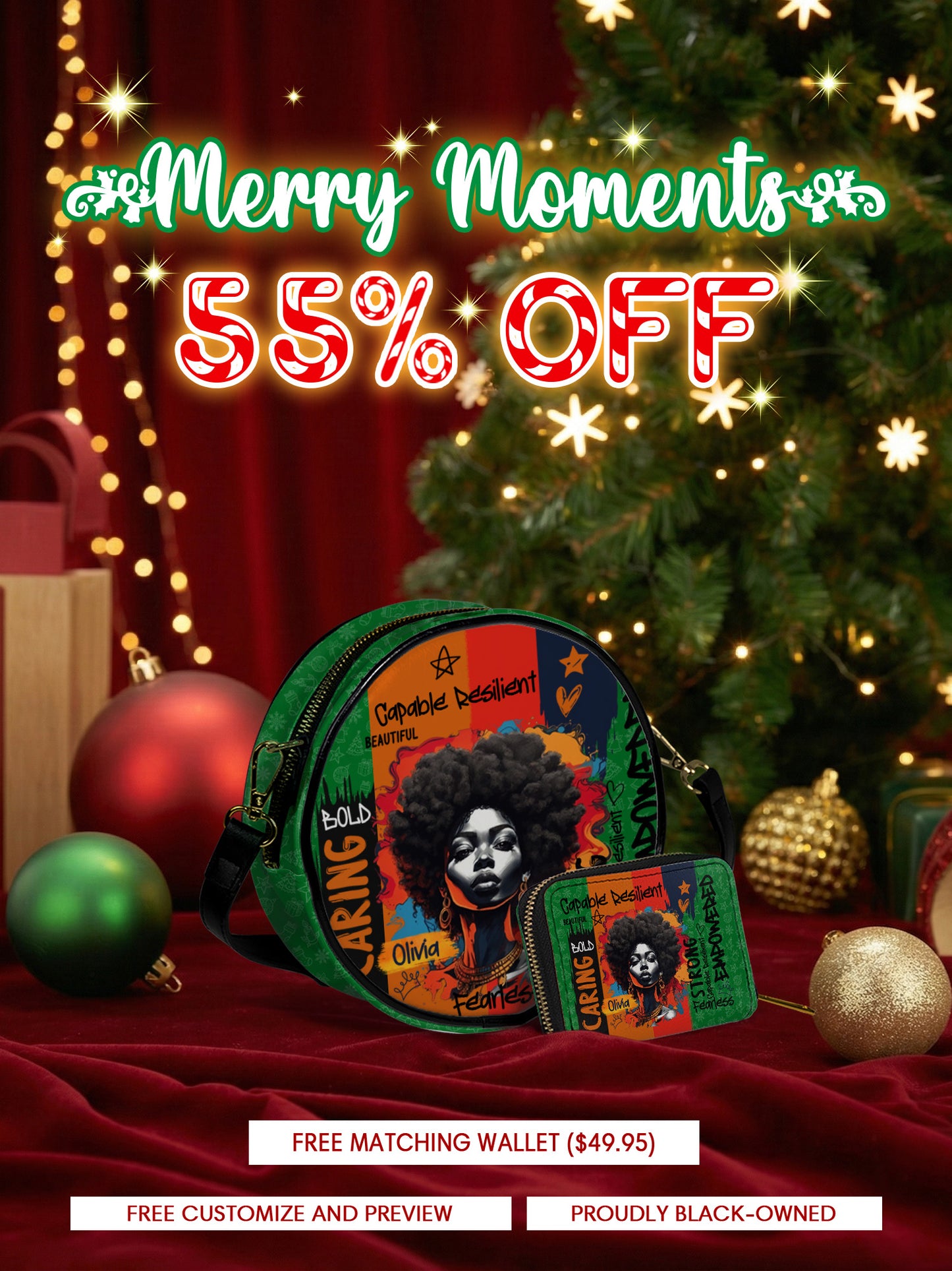 Melaniva Savannah Bloom Leather Circle Crossbag Deal