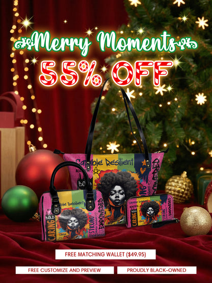 Melaniva "Empowered Essence Pink" Tote Bag The Perfect Trio