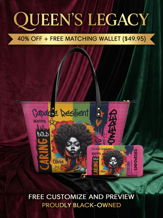 Melaniva Empowered Essence Pink Leather Tote Bag Deal (FREE WALLET) - Melaniva