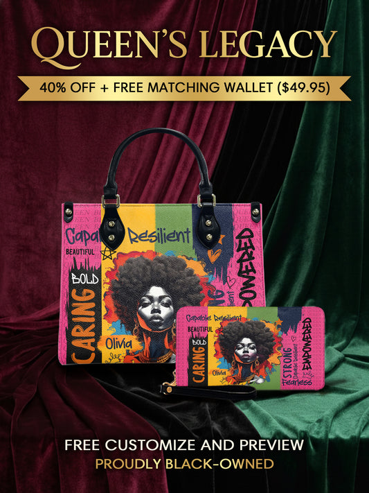 Melaniva Empowered Essence Pink Leather Handbag Deal (FREE WALLET) - Melaniva