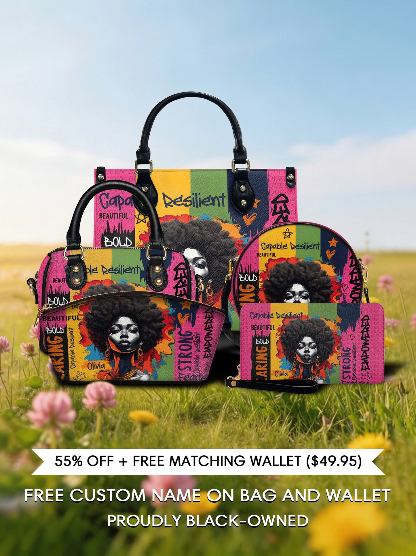 Melaniva "Empowered Essence Pink" The Lucky Bundle - Melaniva