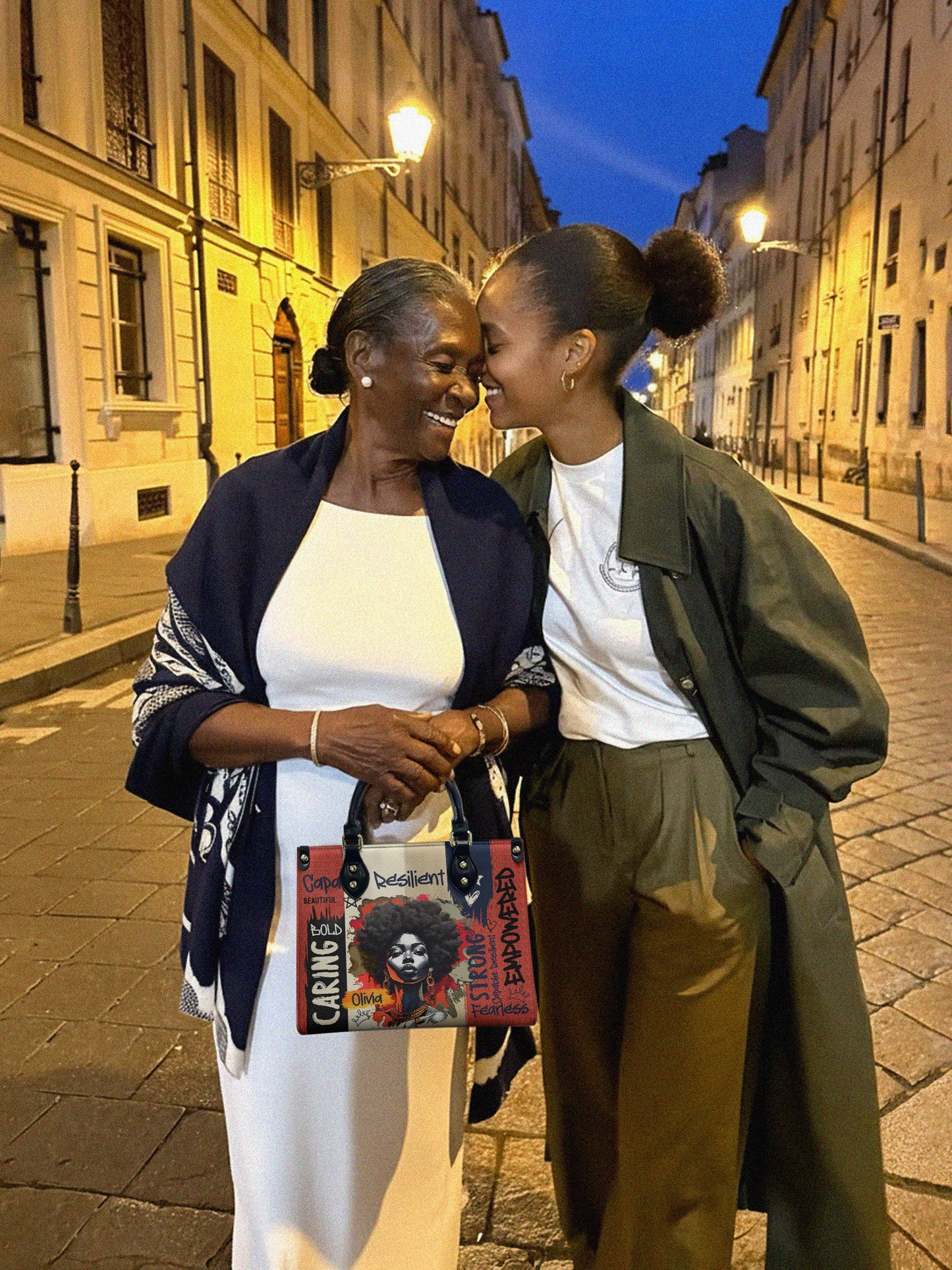 Melaniva "Bold Afro Power" Leather Handbag Deal