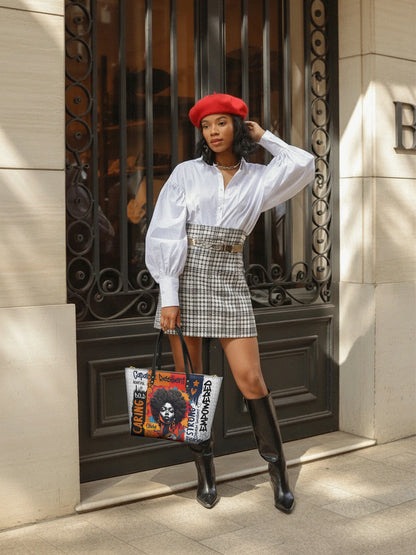 Melaniva Empowered Essence Leather Tote Bag Deal (FREE WALLET)