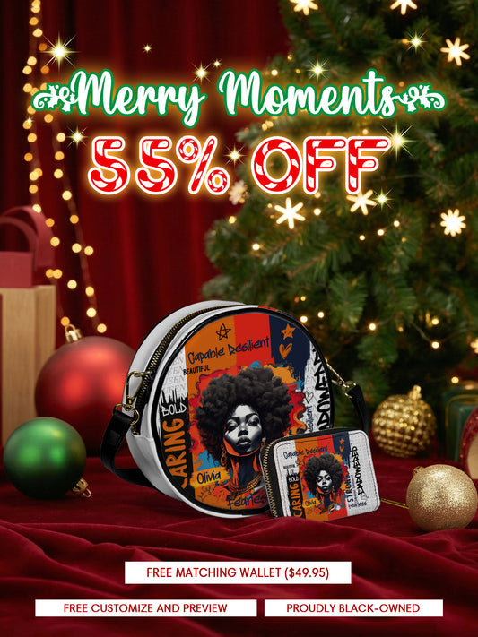 Melaniva Empowered Essence Leather Circle Crossbag Deal