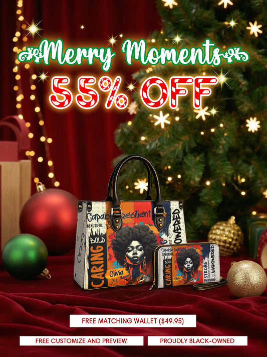 Melaniva Empowered Essence Leather Handbag Deal (FREE WALLET)