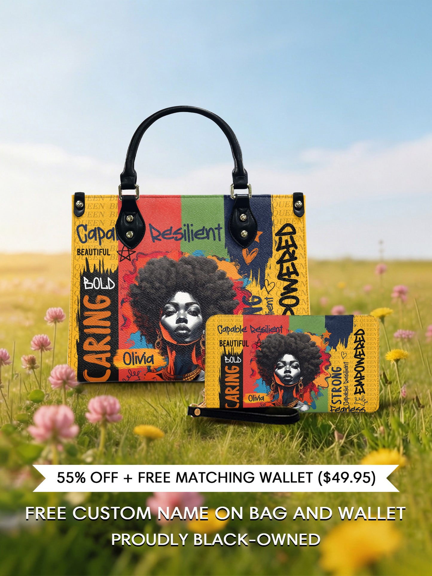 Melaniva Empowered Essence Yellow Leather Handbag Deal (FREE WALLET) - Melaniva