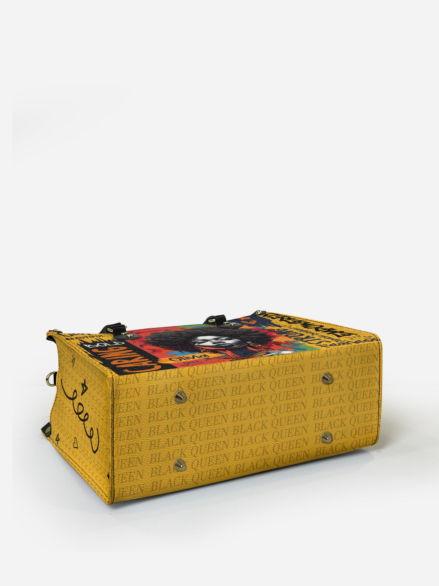 Melaniva Empowered Essence Yellow Leather Handbag Deal (FREE WALLET)