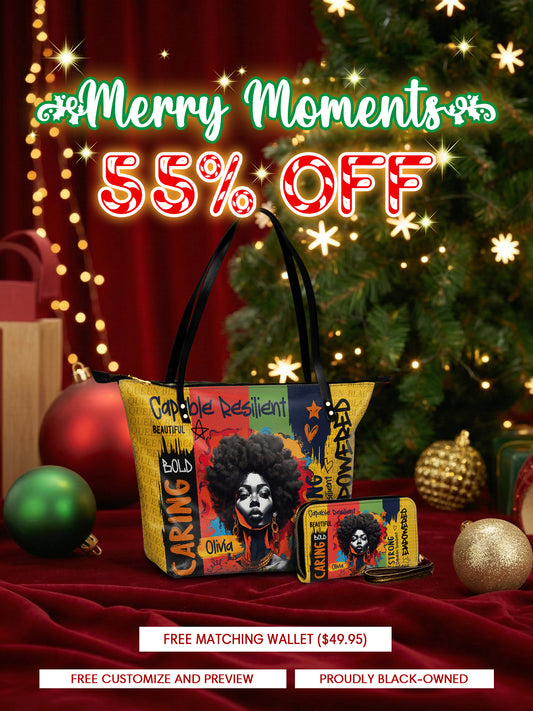 Melaniva Empowered Essence Yellow Leather Tote Bag Deal (FREE WALLET)