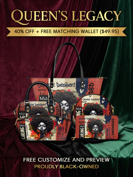 Melaniva "Bold Afro Power" Tote Bag The Lucky Bundle - Melaniva