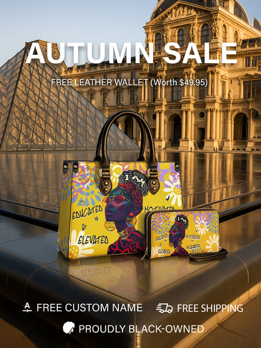 Melaniva I Am Elevated Leather Handbag Deal (FREE WALLET)
