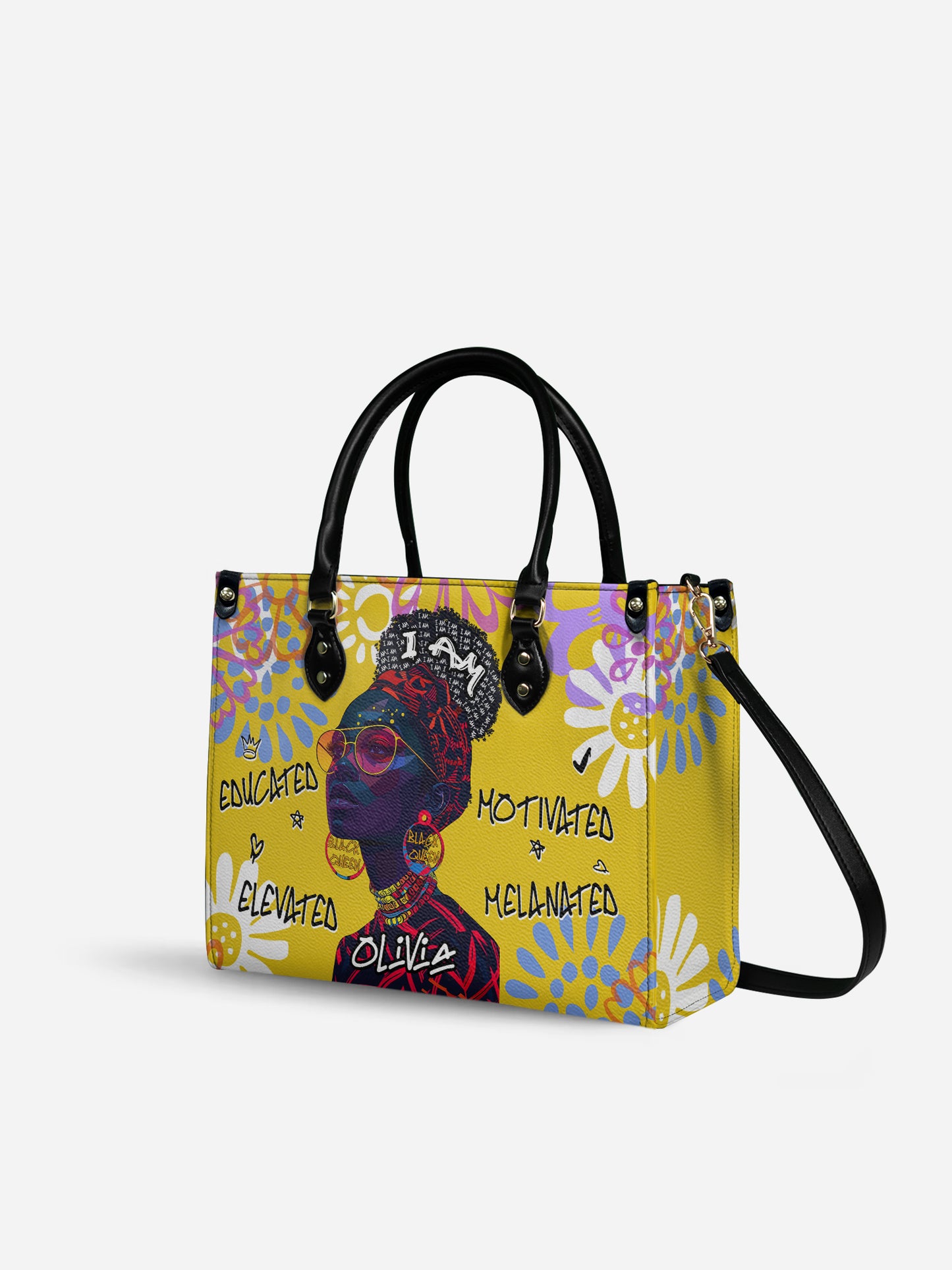 Melaniva I Am Elevated Leather Handbag Deal (FREE WALLET)