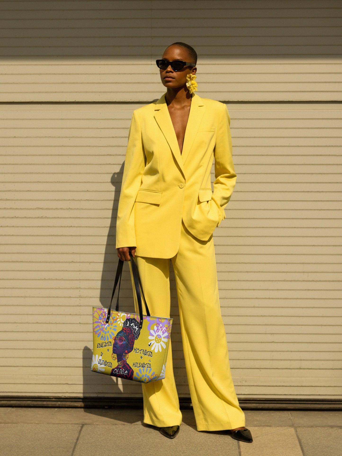 Melaniva I Am Elevated Leather Tote Bag Deal (FREE WALLET)