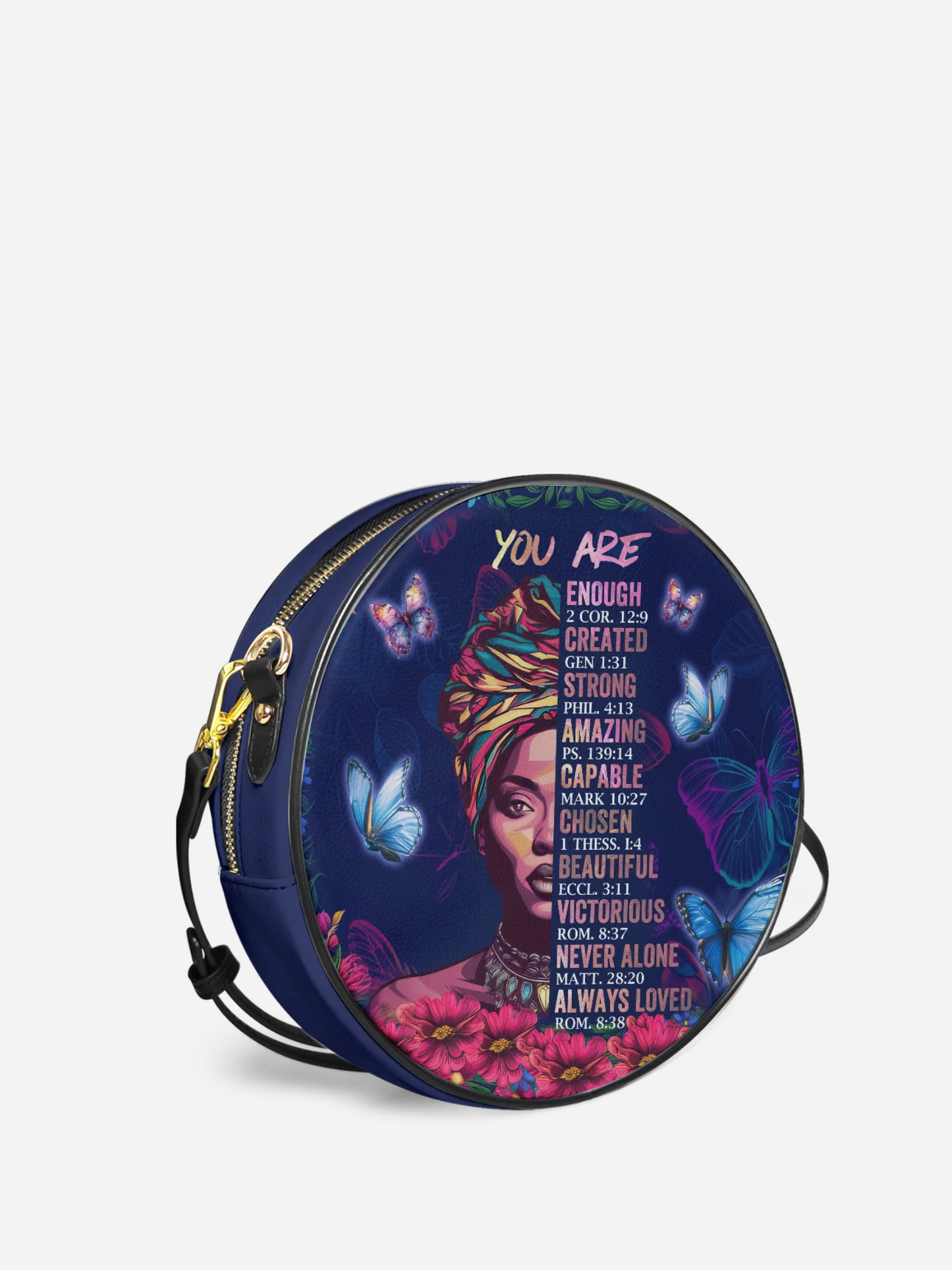Melaniva Declaration of You Leather Circle Crossbody Bag