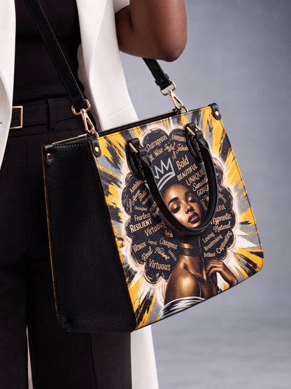 Melaniva Solar Halo Leather Handbag Deal (FREE WALLET)