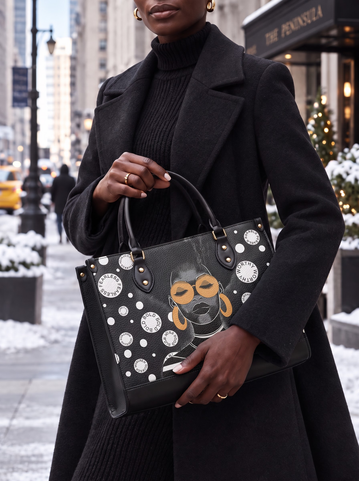 Melaniva Circle of Strength Leather Handbag Deal (FREE WALLET)