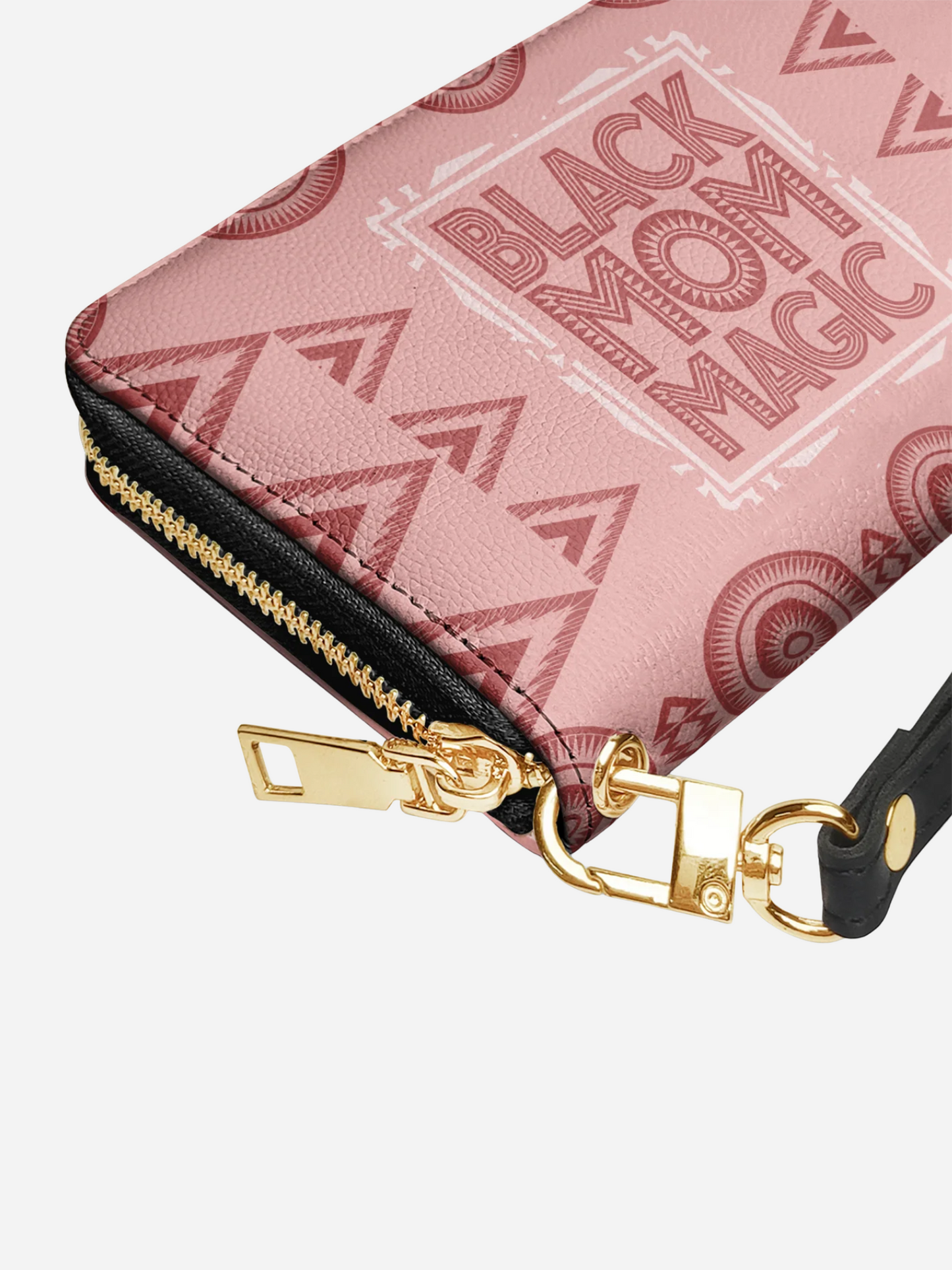 Melaniva Dope Mom Pink Leather Wallet