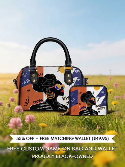 Melaniva Rise & Slay Leather Mini Satchel Deal - Melaniva