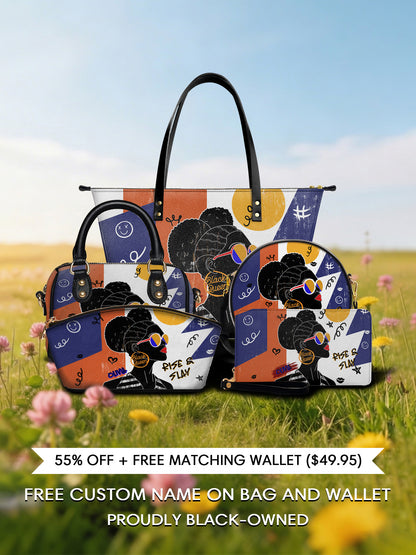 Melaniva "Rise & Slay" Tote Bag The Lucky Bundle - Melaniva