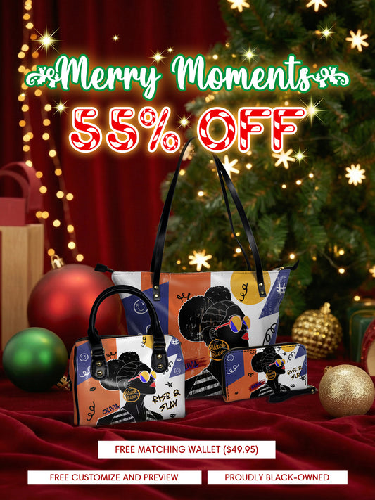 Melaniva "Rise & Slay" Tote Bag The Perfect Trio