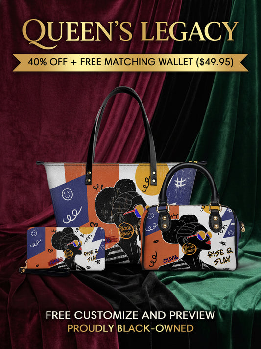 Melaniva "Rise & Slay" Tote Bag The Perfect Trio - Melaniva