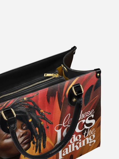 Melaniva Locs Speak Leather Handbag Deal (FREE WALLET)