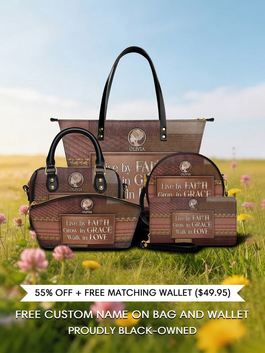 Melaniva "Faith & Grace" Tote Bag The Lucky Bundle - Melaniva