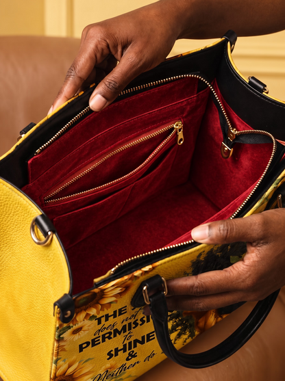 Melaniva Sunlit Crown Leather Handbag Deal (FREE WALLET)